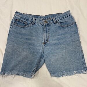 Tommy Hilfiger Denim Blue Cutoff Shorts